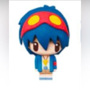 Gurren Lagann Simon Mini Figure Charm Zipper Pull Fortune Club Japan Anime 2009